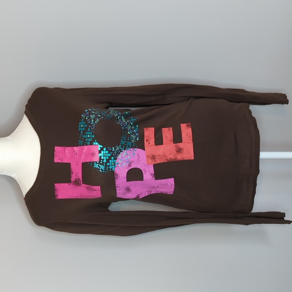 Arizona brown Hope long sleeve shirt favorite crew